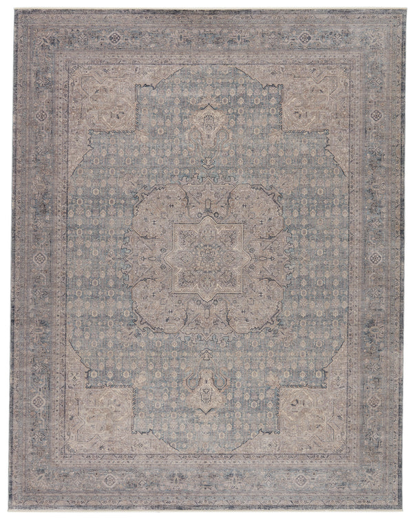 Jaipur Living Epsilon Medallion Blue/ Gray Area Rug (10'X13')