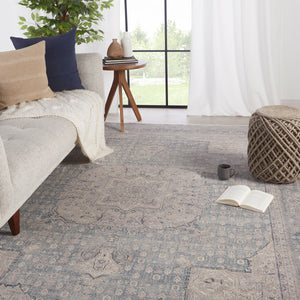 Jaipur Living Epsilon Medallion Blue/ Gray Area Rug (10'X13')
