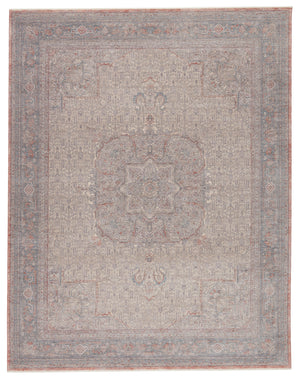 Jaipur Living Epsilon Medallion Red/ Blue Area Rug (10'X13')