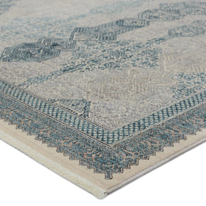 Jaipur Living Winsome Beaumont WNO07 Power Loomed 80% Polyester 20% Acrylic Trellis Area Rug Blue 80% Polyester 20% Acrylic RUG155039