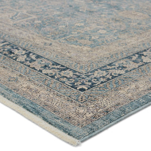 Jaipur Living Winsome Brinson WNO08 Power Loomed 80% Polyester 20% Acrylic Oriental Area Rug Blue 80% Polyester 20% Acrylic RUG155043