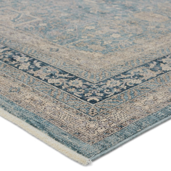 Jaipur Living Winsome Brinson WNO08 Power Loomed 80% Polyester 20% Acrylic Oriental Area Rug Blue 80% Polyester 20% Acrylic RUG155043