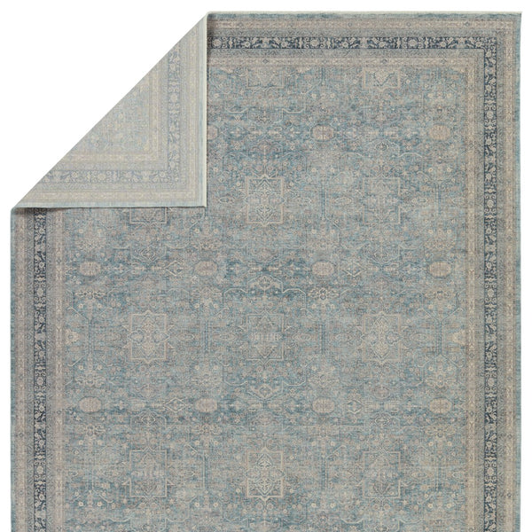 Jaipur Living Winsome Brinson WNO08 Power Loomed 80% Polyester 20% Acrylic Oriental Area Rug Blue 80% Polyester 20% Acrylic RUG155043