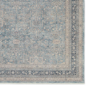 Jaipur Living Winsome Brinson WNO08 Power Loomed 80% Polyester 20% Acrylic Oriental Area Rug Blue 80% Polyester 20% Acrylic RUG155043