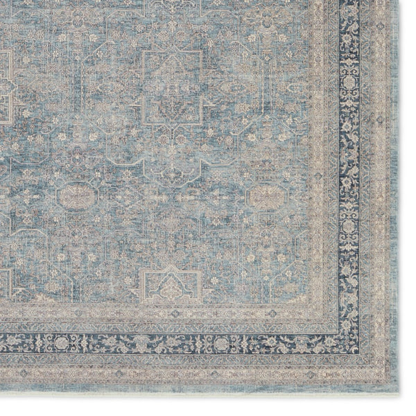 Jaipur Living Winsome Brinson WNO08 Power Loomed 80% Polyester 20% Acrylic Oriental Area Rug Blue 80% Polyester 20% Acrylic RUG155043