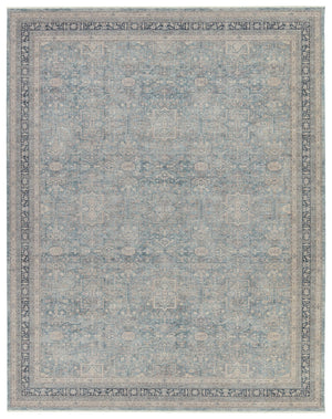 Jaipur Living Winsome Brinson WNO08 Power Loomed 80% Polyester 20% Acrylic Oriental Area Rug Blue 80% Polyester 20% Acrylic RUG155043