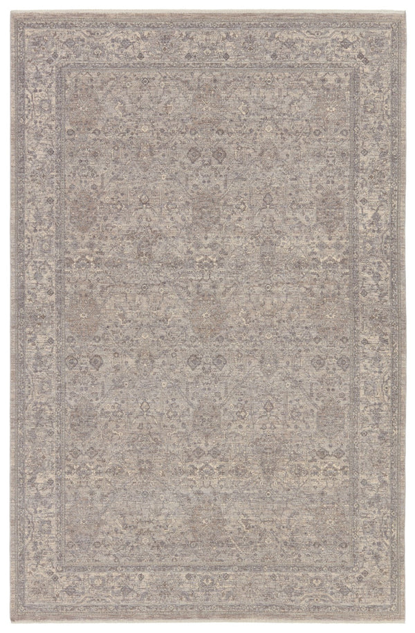 Jaipur Living Winsome Vivace WNO09 Power Loomed 80% Polyester 20% Acrylic Floral Area Rug Gray 80% Polyester 20% Acrylic RUG155047