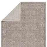 Jaipur Living Winsome Vivace WNO09 Power Loomed 80% Polyester 20% Acrylic Floral Area Rug Gray 80% Polyester 20% Acrylic RUG155047