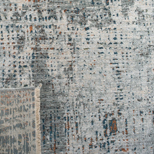 Winston 169 Contemporary Power Loomed Polyester Pile Rug Grey / Beige