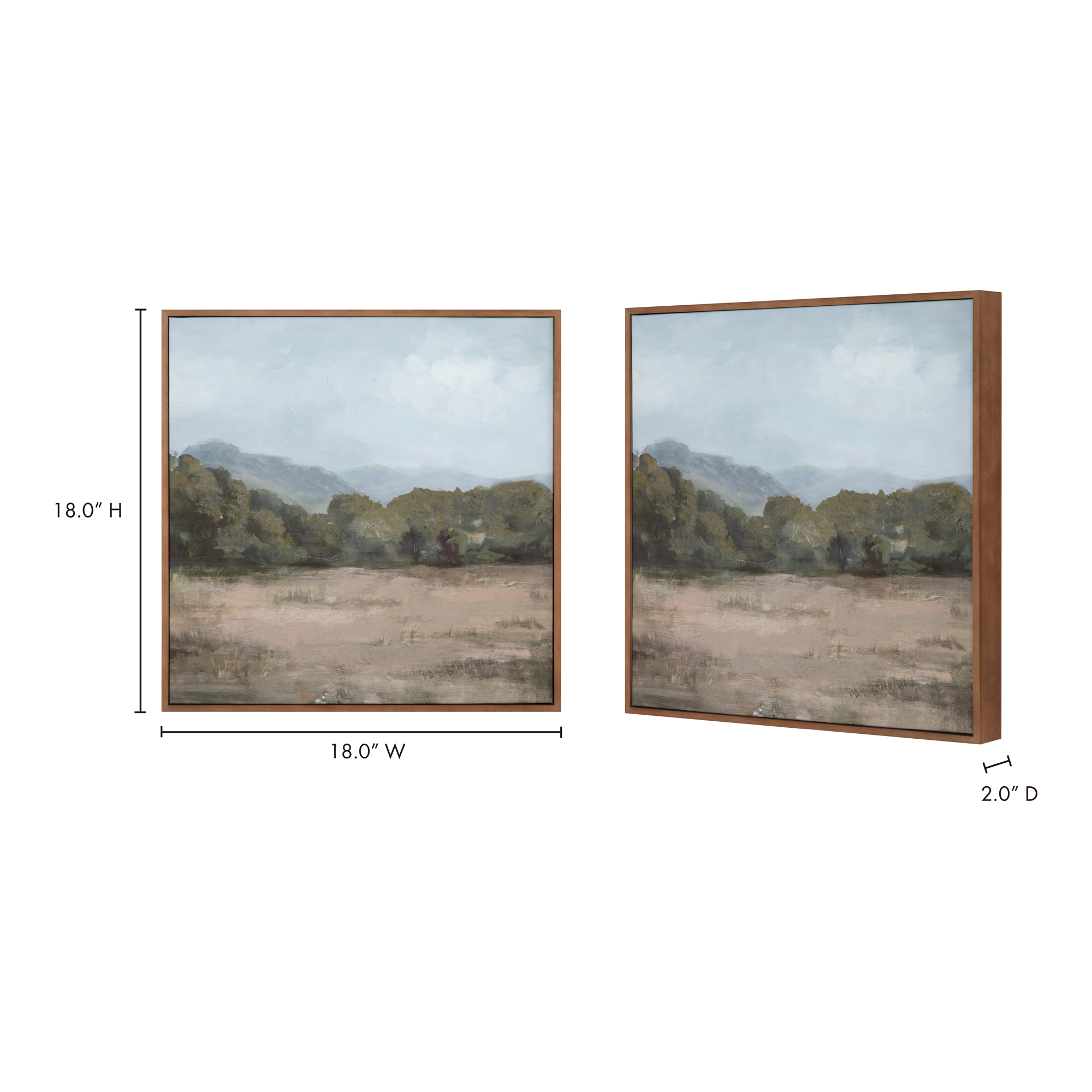 Fair Woodlands Framed Painting - Thumbnail 3