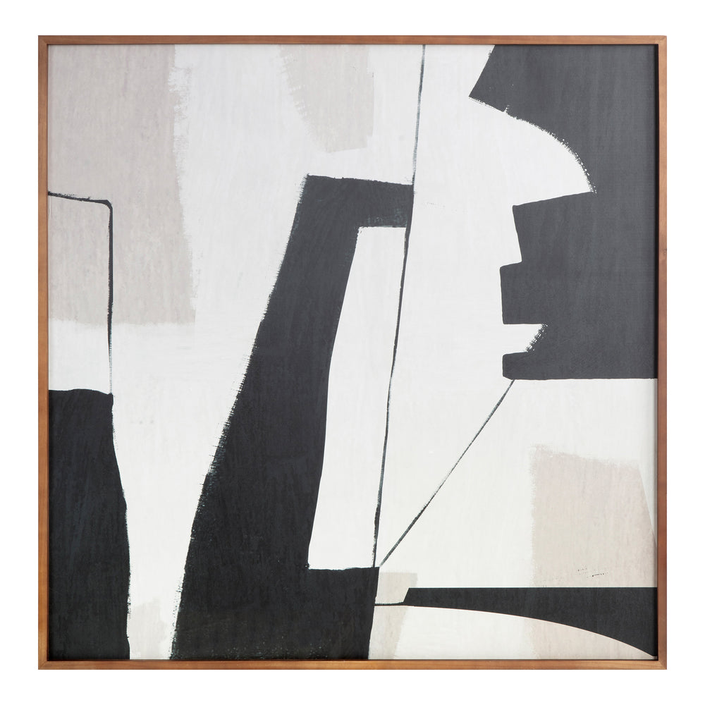 Moe's Home Nostalgia Framed Painting Warm Palette WP-1276-37