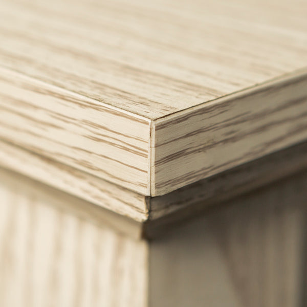 44" Transitional Modern Farmhouse Corner TV Stand White