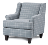 Fusion 340 Transitional Accent Chair 340 STERLINGTON BLUE