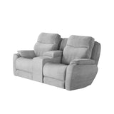 Southern Motion Showstopper 736-78-95P NL Transitional  Zero Gravity Power Headrest Reclining Console Loveseat with SoCozi Massage 736-78-95P NL 164-09