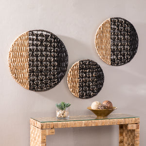 Sei Furniture Mable Woven Wall Decor 3Pc Set Ws0506