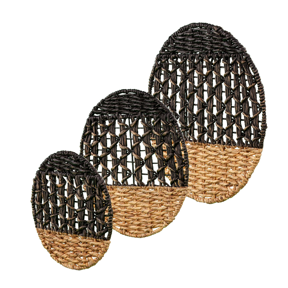 Sei Furniture Mable Woven Wall Decor 3Pc Set Ws0506
