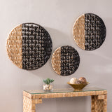 Sei Furniture Mable Woven Wall Decor 3Pc Set Ws0506