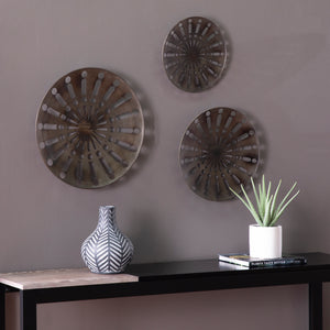 Sei Furniture Wassleby Round Wall Art 3Pc Set Ws1107745