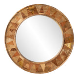 Edensor Round Decorative Mirror