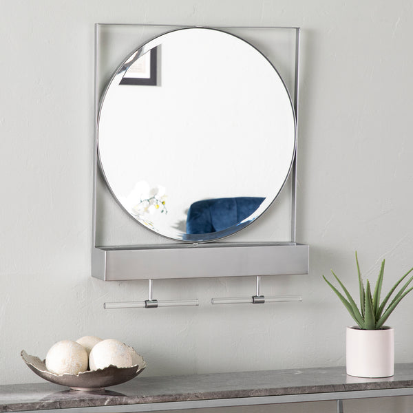 Sei Furniture Anthrop Decorative Mirror W Storage Ws1143117