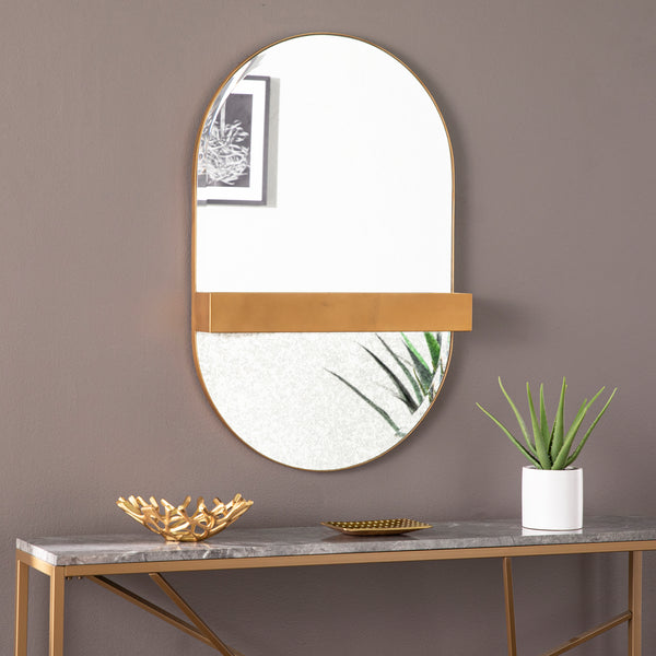 Sei Furniture Melston Decorative Mirror W Storage Ws1143217