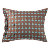 Serape Printed Multi-Diamond Suede Pillow