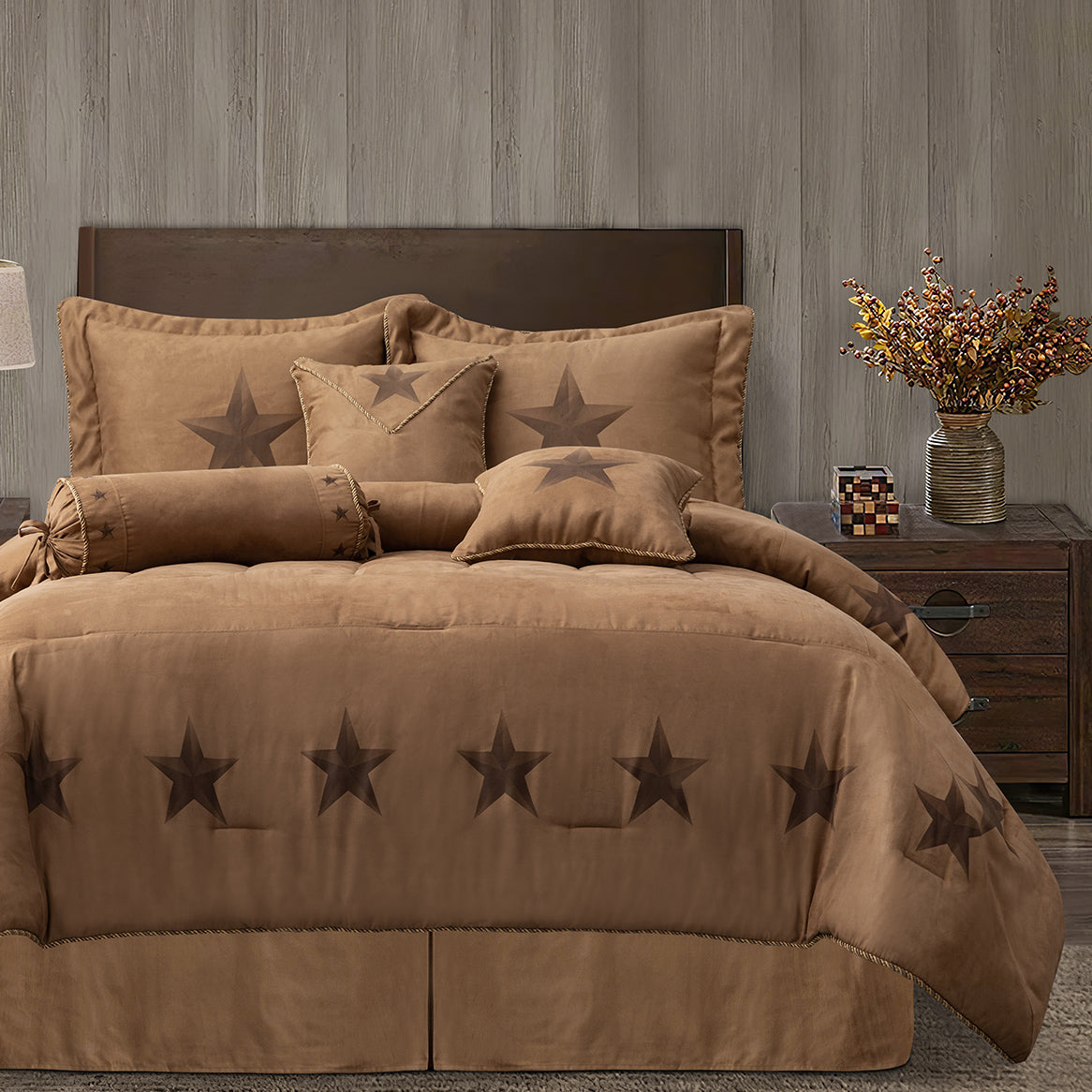 HiEnd Accents Luxury Star Comforter Set - Thumbnail 4
