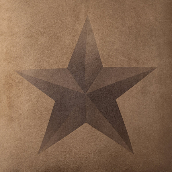 HiEnd Accents Luxury Star Comforter Set WS2010-TW-OC Tan Comforter - Face and Back: 100% polyester. Bed Skirt - Skirt: 100% polyester; Decking: 100% polyester. Pillow Sham - 100% polyester. Decorative Pillows - Shell: 100% polyester; Fill: 100% polyester. 68x88x3