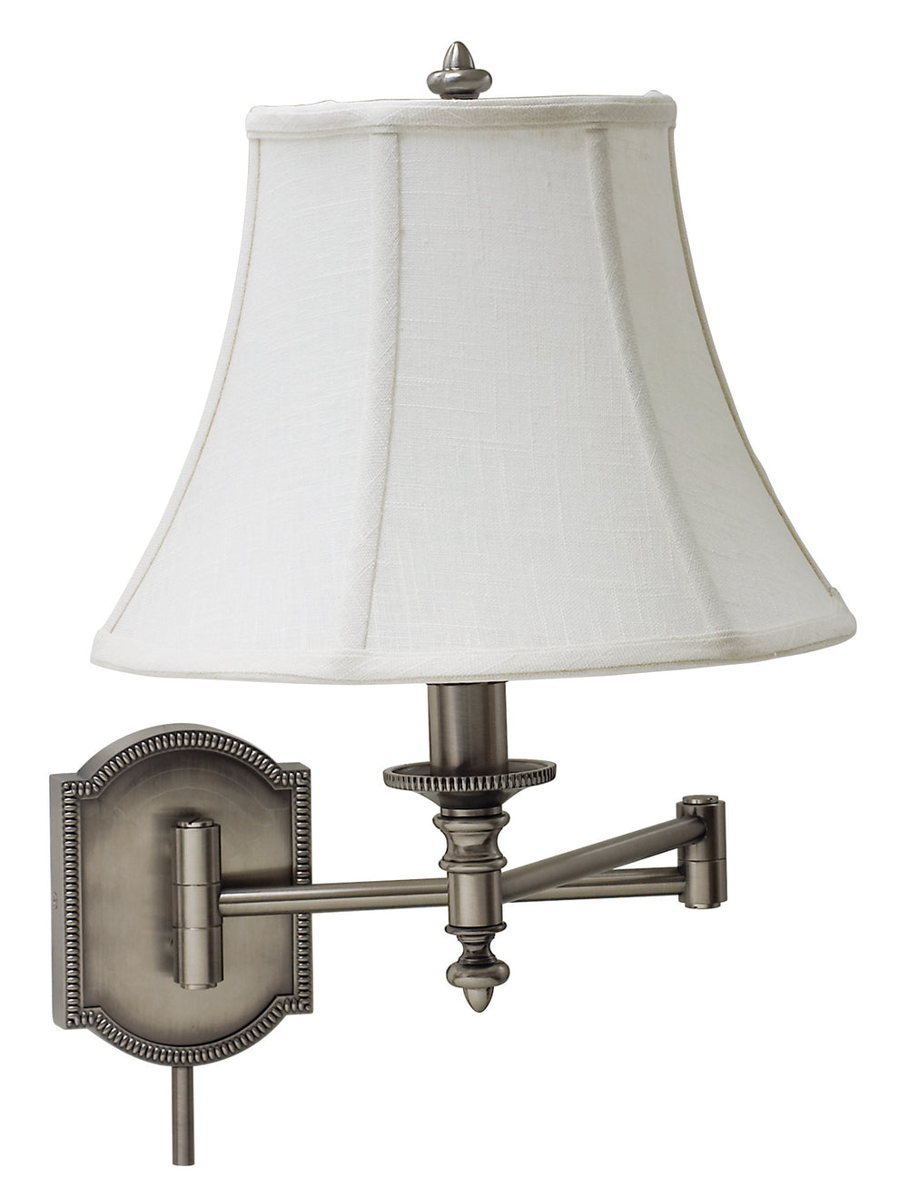 Wall Swing Arm Lamp in Antique Brass