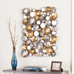 Sei Furniture Locarno Metal Wall Sculpture Ws8921