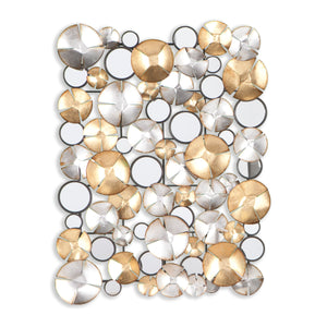 Sei Furniture Locarno Metal Wall Sculpture Ws8921