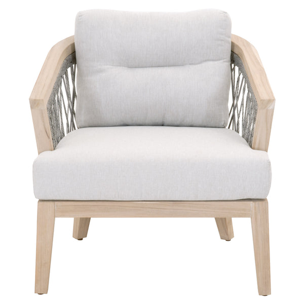 Essentials for Living Woven Web Outdoor Club Chair 6821.PLA/PUM/GT