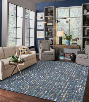 Karastan Rugs Wellspring Admiral Blue 8' x 11' Area Rug