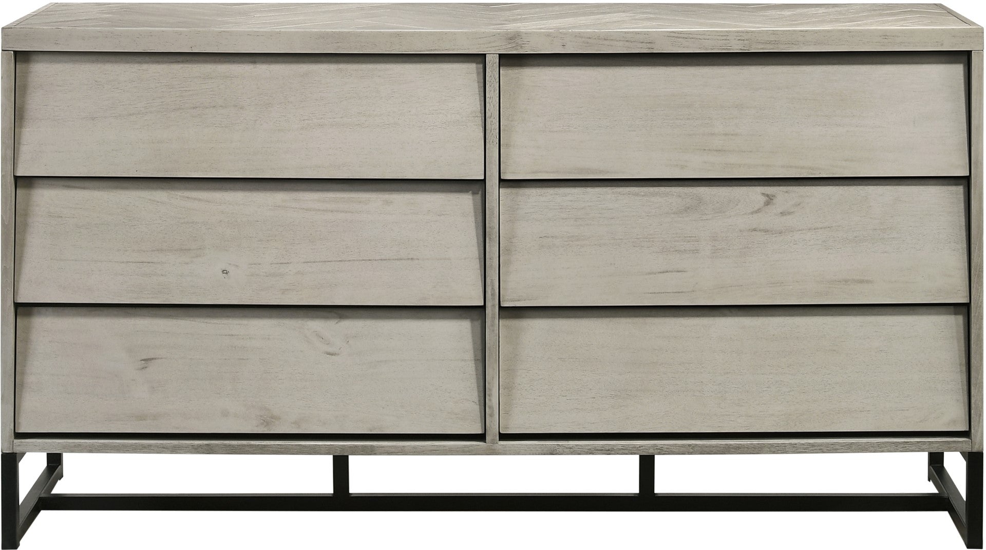 Meridian Furniture Weston Industrial Mid Century Dresser - Thumbnail 3