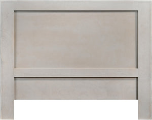 Weston Engineered Wood / Metal Mid Century Grey Stone Queen Bed (3 Boxes) - 61.25" W x 83.5" D x 50.5" H