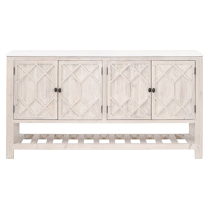 Essentials for Living Bella Antique Willow Media Sideboard 8018.WW-PNE/WHTQ