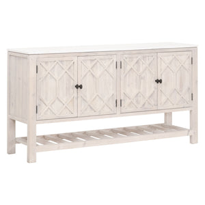 Essentials for Living Bella Antique Willow Media Sideboard 8018.WW-PNE/WHTQ