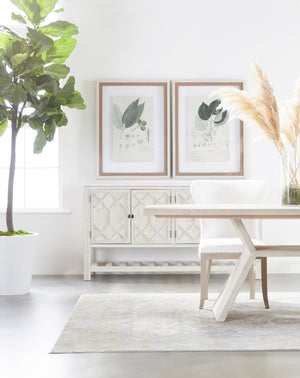 Essentials for Living Bella Antique Willow Media Sideboard 8018.WW-PNE/WHTQ