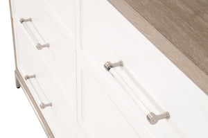 Essentials for Living Traditions Wrenn 6-Drawer Double Dresser 6140.NG/WHT-BSTL