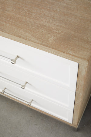 Essentials for Living Traditions Wrenn 6-Drawer Double Dresser 6140.NG/WHT-BSTL