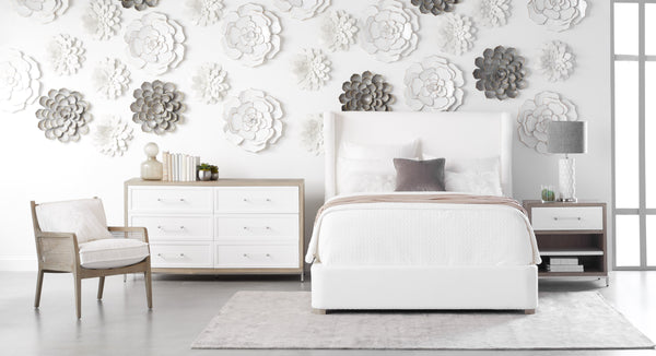 Essentials for Living Traditions Wrenn 6-Drawer Double Dresser 6140.NG/WHT-BSTL