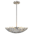 Bethel Silver Chandelier in Metal