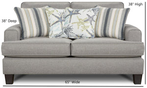 Fusion 2601  Loveseat 2601 Jitterbug Flax Loveseat