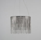 Bethel Chrome LED Chandelier in Metal & Aluminum