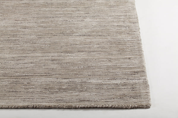 Chandra Rugs Xandra 60% Wool + 20% Viscose + 10% Polyester + 10% Cotton Hand-Woven Contemporary Rug Grey/Black 9' x 13'