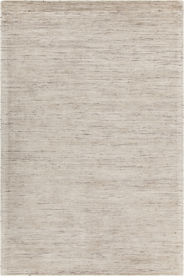 Chandra Rugs Xandra 60% Wool + 20% Viscose + 10% Polyester + 10% Cotton Hand-Woven Contemporary Rug Grey/Black 9' x 13'