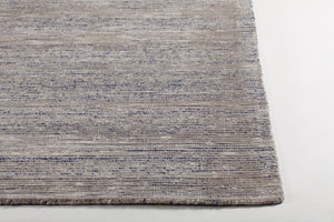 Chandra Rugs Xandra 60% Wool + 20% Viscose + 10% Polyester + 10% Cotton Hand-Woven Contemporary Rug Grey/Blue 9' x 13'