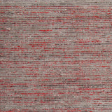 Chandra Rugs Xandra 60% Wool + 20% Viscose + 10% Polyester + 10% Cotton Hand-Woven Contemporary Rug Grey/Red 9' x 13'