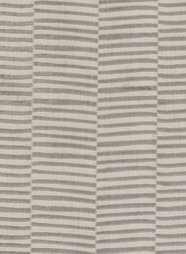Momeni Xander XAN-1 Machine Made Contemporary Striped Indoor Area Rug Grey 9'3" x 12'6" XANDEXAN-1GRY93C6