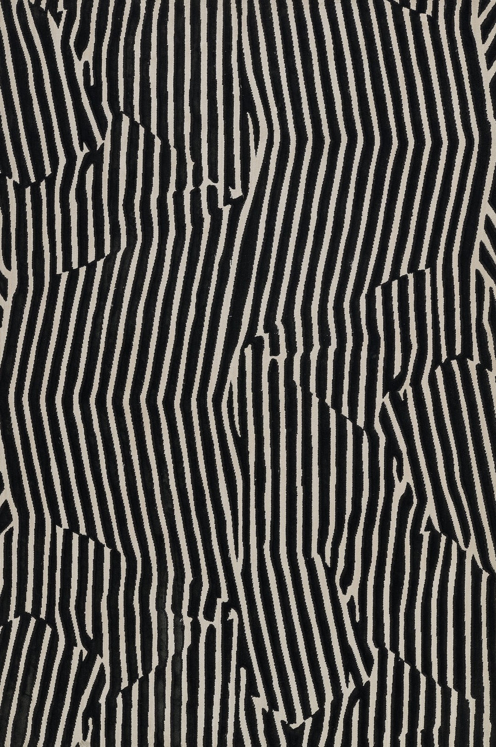 Momeni Xander XAN-2 Machine Made Contemporary Geometric Indoor Area Rug Black 9'3" x 12'6" XANDEXAN-2BLK93C6